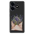 Senada Tecno Spark 20 Pro 5G İle Uyumlu Kılıf Resimli Baskılı Nano Silikon Mektup