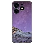 Senada Tecno Spark 20 Pro 5G İle Uyumlu Kılıf Resimli Baskılı Nano Silikon Parlak Manzara