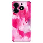 Senada Tecno Spark 20 Pro 5G ile Uyumlu Kılıf Resimli Desenli Silikon Pinking