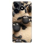 Senada Tecno Spark 20 Pro 5G ile Uyumlu Kılıf Resimli Desenli Silikon Shaun063323