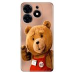 Senada Tecno Spark 20 Pro 5G ile Uyumlu Kılıf Resimli Desenli Silikon Teddy