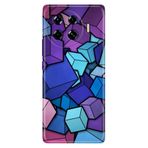 Senada Tecno Spark 20 Pro Plus 6.78İnc İle Uyumlu Kılıf Dekoratif Silikon Baskılı Kapak 4D Küpler
