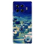 Senada Tecno Spark 20 Pro Plus 6.78İnc İle Uyumlu Kılıf Dekoratif Silikon Baskılı Kapak Cold Village