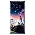 Senada Tecno Spark 20 Pro Plus 6.78İnc İle Uyumlu Kılıf Dekoratif Silikon Baskılı Kapak Empire State