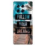 Senada Tecno Spark 20 Pro Plus 6.78İnc İle Uyumlu Kılıf Dekoratif Silikon Baskılı Kapak Follow Your Dreams
