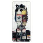 Senada Tecno Spark 20 Pro Plus 6.78İnc İle Uyumlu Kılıf Renkli Silikon Baskılı Tpu Art Collage
