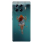 Senada Tecno Spark 20 Pro Plus 6.78İnc İle Uyumlu Kılıf Renkli Silikon Baskılı Tpu Aşk Acısı