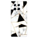 Senada Tecno Spark 20 Pro Plus+ ile Uyumlu Kılıf Retro Art Desenli Esnek Silikon İtalyan Mermer