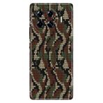 Senada Tecno Spark 20 Pro Plus+ ile Uyumlu Kılıf Tema Art Desenli Baskılı Silikon X Kamuflaj