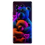 Senada Tecno Spark 20 Pro Plus+ ile Uyumlu Kılıf Tema Trendy Silikon Baskılı Bear Love