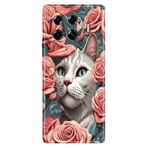 Senada Tecno Spark 20 Pro Plus+ ile Uyumlu Kılıf Trendy Silikon Baskılı Canım Kedim