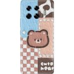 Senada Tecno Spark 20 Pro Plus+ Kılıf Desenli Baskılı Tpu Rubber Kapak Ayıcık - 001-Renkli