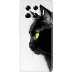 Senada Tecno Spark 20 Pro Plus+ Kılıf Desenli Baskılı Tpu Rubber Kapak Kedi Bakışı - 001-Renkli