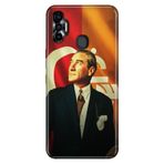 Senada Tecno Spark 7 Pro İle Uyumlu Kılıf Renkli Resimli Silikon Gs Mustafa Kemal