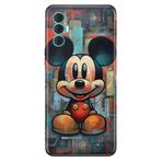 Senada Tecno Spark 8 Pro ile Uyumlu Kılıf Resimli Desenli Silikon 05MickeySmile1111