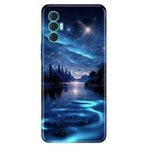 Senada Tecno Spark 8 Pro ile Uyumlu Kılıf Resimli Desenli Silikon Gece Yarısı