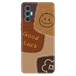Senada Tecno Spark 8 Pro ile Uyumlu Kılıf Resimli Desenli Silikon Good Luck