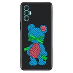 Senada Tecno Spark 8 Pro ile Uyumlu Kılıf Resimli Desenli Silikon Kayıp Ayıcık