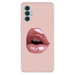 Senada Tecno Spark 8 Pro ile Uyumlu Kılıf Resimli Desenli Silikon Lipstick