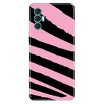 Senada Tecno Spark 8 Pro ile Uyumlu Kılıf Resimli Desenli Silikon Pembe Siyah