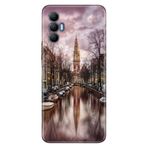 Senada Tecno Spark 8 Pro İle Uyumlu Kılıf Silikon Desenli Tam Koruma Resimli Kapak Amsterdam