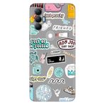 Senada Tecno Spark 8 Pro İle Uyumlu Kılıf Silikon Desenli Tam Koruma Resimli Kapak Sticker Style