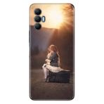 Senada Tecno Spark 8 Pro İle Uyumlu Kılıf Silikon Desenli Tam Koruma Resimli Kapak Yalnız Çocuk