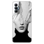 Senada Tecno Spark 8 Pro İle Uyumlu Kılıf Silikon Renkli Desenli Resimli - Art Girl