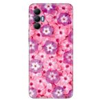 Senada Tecno Spark 8 Pro İle Uyumlu Kılıf Silikon Renkli Desenli Resimli - Çiçekli Sss