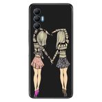 Senada Tecno Spark 8 Pro İle Uyumlu Kılıf Silikon Renkli Desenli Resimli - Dost