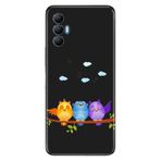Senada Tecno Spark 8 Pro İle Uyumlu Kılıf Silikon Renkli Desenli Resimli - Kuşlar