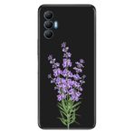 Senada Tecno Spark 8 Pro İle Uyumlu Kılıf Silikon Renkli Desenli Resimli - Lavanta