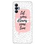 Senada Tecno Spark 8 Pro İle Uyumlu Kılıf Silikon Renkli Desenli Resimli - Let Dream Love