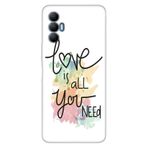Senada Tecno Spark 8 Pro İle Uyumlu Kılıf Silikon Renkli Desenli Resimli - Love Is All