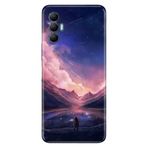 Senada Tecno Spark 8 Pro İle Uyumlu Kılıf Silikon Renkli Desenli Resimli - Mars Life