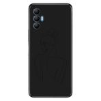 Senada Tecno Spark 8 Pro İle Uyumlu Kılıf Silikon Renkli Desenli Resimli - Minimal Karakter