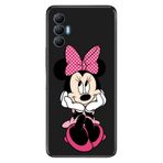 Senada Tecno Spark 8 Pro İle Uyumlu Kılıf Silikon Renkli Desenli Resimli - Minniee Karakter