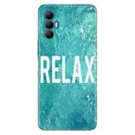 Senada Tecno Spark 8 Pro İle Uyumlu Kılıf Silikon Renkli Desenli Resimli - Relax Mermer
