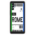 Senada Tecno Spark 8 Pro İle Uyumlu Kılıf Silikon Renkli Desenli Resimli - Roma Uçak Bileti