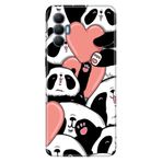 Senada Tecno Spark 8 Pro İle Uyumlu Kılıf Silikon Renkli Desenli Resimli - Sevimli Panda