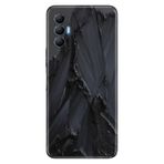 Senada Tecno Spark 8 Pro İle Uyumlu Kılıf Silikon Renkli Desenli Resimli - Siyah Beton