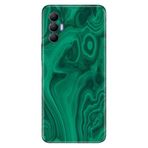 Senada Tecno Spark 8 Pro İle Uyumlu Kılıf Silikon Renkli Desenli Resimli - Yeşil Ametist