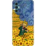 Senada Tecno Spark 8 Pro Kılıf Desenli Baskılı Tpu Rubber Kapak Art Deco - 001-Renkli
