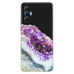 Senada Tecno Spark 8 Pro Uyumlu İle Uyumlu Kılıf Silikon Renkli Desenli Resimli - Kristal Ametist