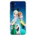 Senada Tecno Spark 8c ile Uyumlu Kılıf Resimli Desenli Silikon ElsaAnnaOlaf