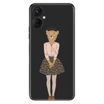 Senada Tecno Spark 9 Pro İle Uyumlu Kılıf Silikon Desenli Resimli Uv Kapak Kolejli Leopar