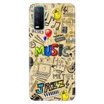 Senada Vivo Y11S Y20 Y20S İle Uyumlu Kılıf Desenli Baskılı Silikon 80'S Music