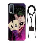 Senada Vivo Y11s Y20 Y20s ile Uyumlu Kılıf JokerRetro Silikon İpli Boyun Askı Aparatı
