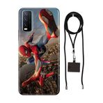 Senada Vivo Y11s Y20 Y20s ile Uyumlu Kılıf SpiderX4157878 Silikon İpli Boyun Askı Aparatı