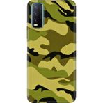 Senada Vivo Y11S Y20 Y20S Kılıf Desenli Baskılı Tpu Rubber Kapak Askeri - 001-Renkli